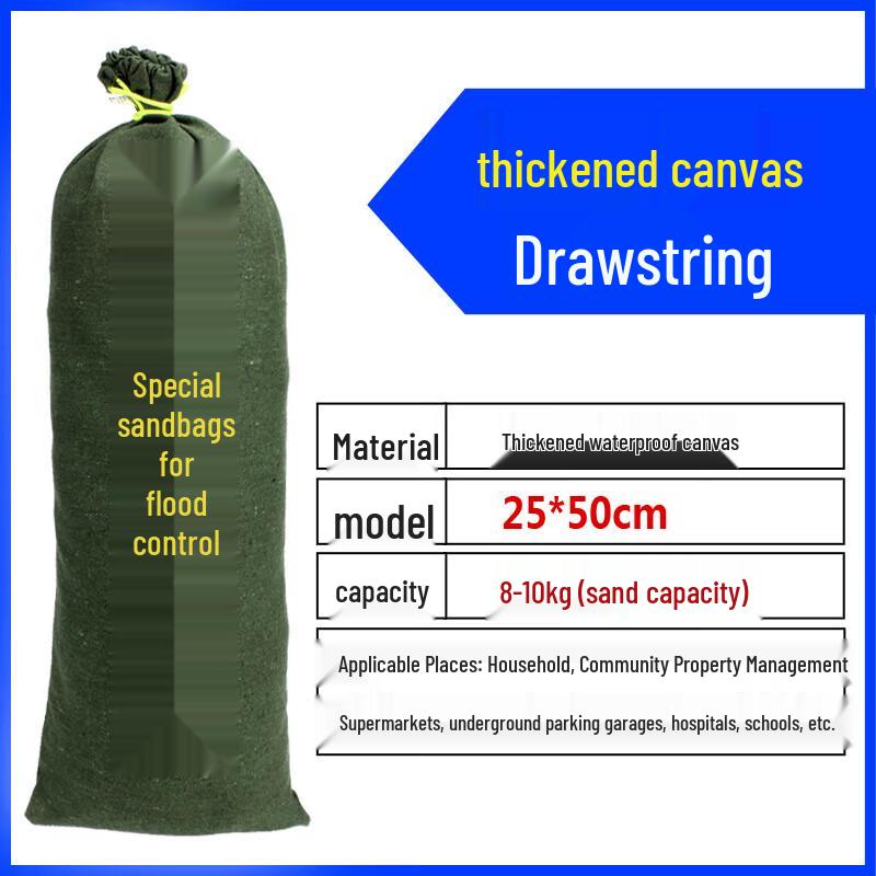 Drawstring Flood Control Sandbag