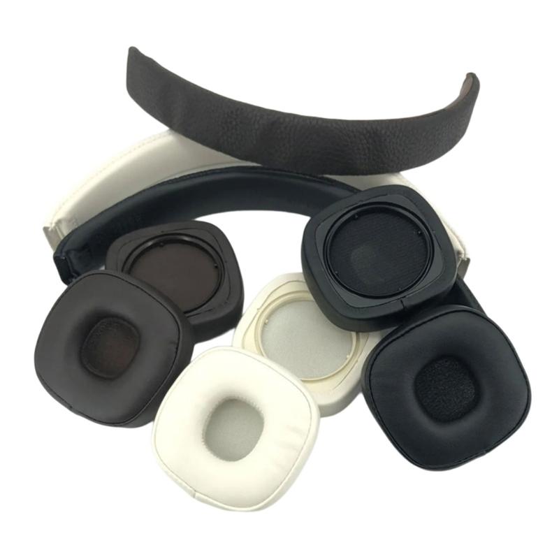Protein Leather Headband Cushion/Replacement Earpad Enhances Comfort and Noise Isolation for Major V