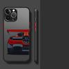 Coque de téléphone Cool pour iPhone 17 Pro Max 12 XS XR 7 8 SE 14 15 11 Air 16 Plus 13 Mini Housse Arrière Dessin Animé Voiture