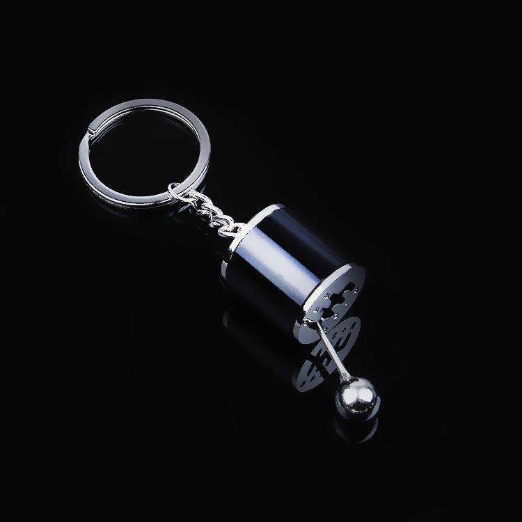 

Креативный брелок-подвеска для автомобильного переключателя передач - металлическая головка ручного переключения передач чёрный