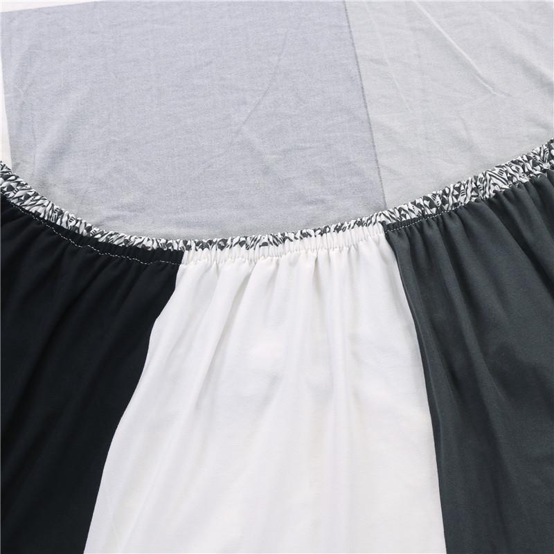 Elastic Non-Slip Printed Sofa Bed Cover Without Armrests