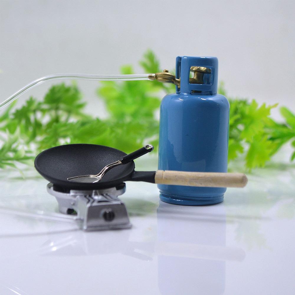 4 шт./компл. 1/12 кукольный домик миниатюрные кухонные игрушки сплав газовая плита — фото 10