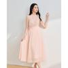 IEF Elegant Woven Sleeveless Mid-Length Dress