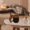 Handmade Dachshund Mug Cute 3D Dachnut Handle Coffee Cup Unique Dog Coffee Mugs Gift For Dogs Owner And Pet Lover Collection