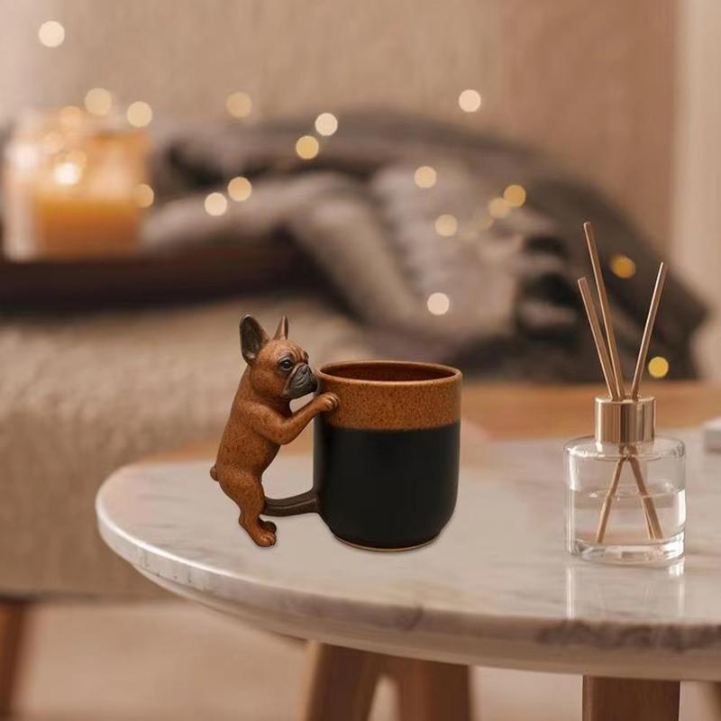 Handmade Dachshund Mug Cute 3D Dachnut Handle Coffee Cup Unique Dog Coffee Mugs Gift For Dogs Owner And Pet Lover Collection