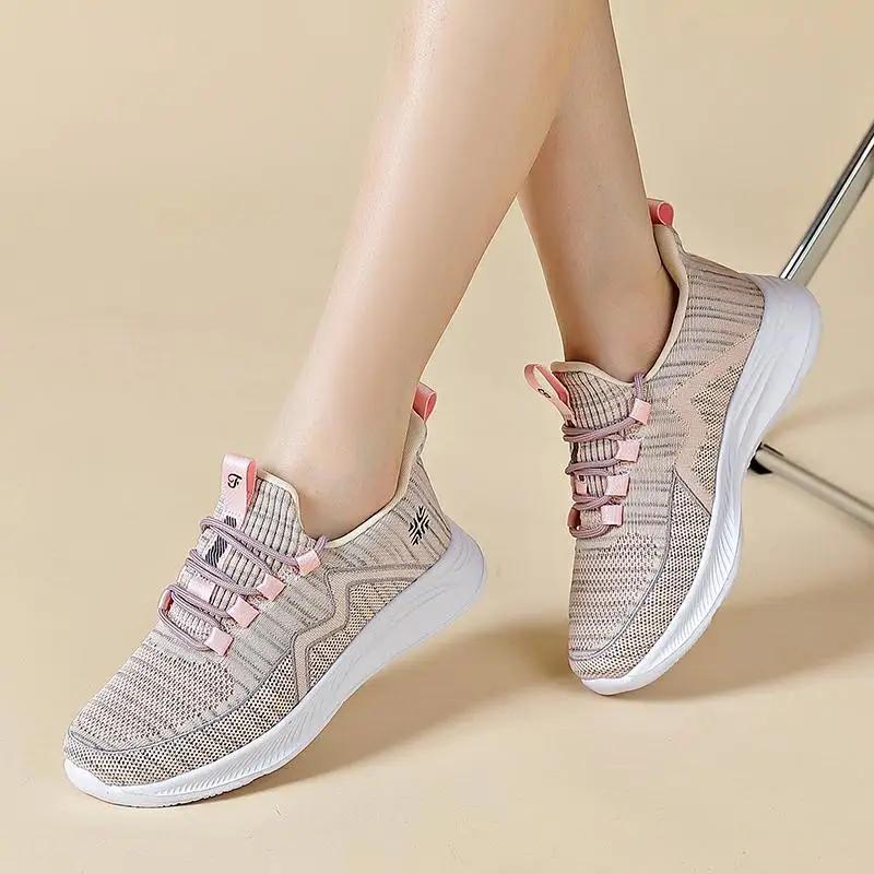 Original Spring Autumn Lace Up Ladies Footwear Comfortable and Elegant Y2k Fashion Deals Trends 2025 High Quality Women's Shoes