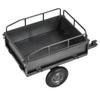 VEVOR Garden Utility Trailer, 10 Cu. Ft & 227 Kg Capacity, ATV UTV Hauling Trailer, Tow Behind Steel Dump Cart with 14" Tires