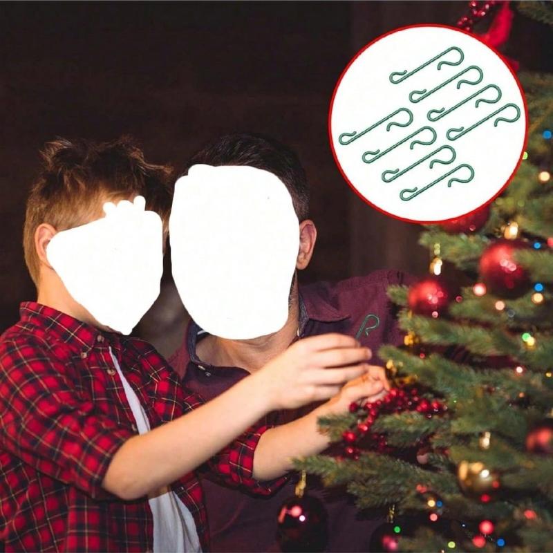 200 Pieces Christmas Tree Hooks, S Shape Christmas Ball Hooks, Christmas Tree Hangers, Christmas Tree Decoration Hooks