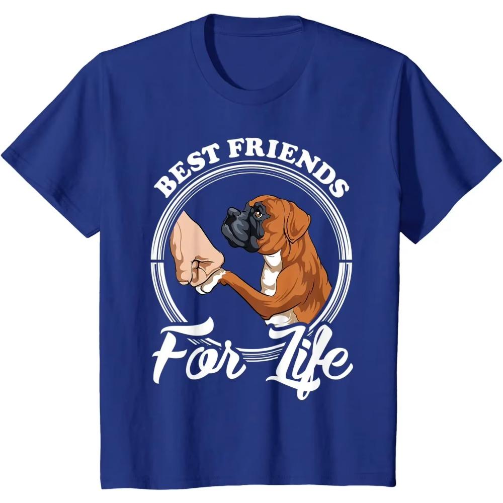 Funny Boxer Dog Shirt Boxer Dog Lovers Gift T-Shirt 100% Cotton O-Neck Short Sleeve Casual Mens T-shirt Size S-3XL