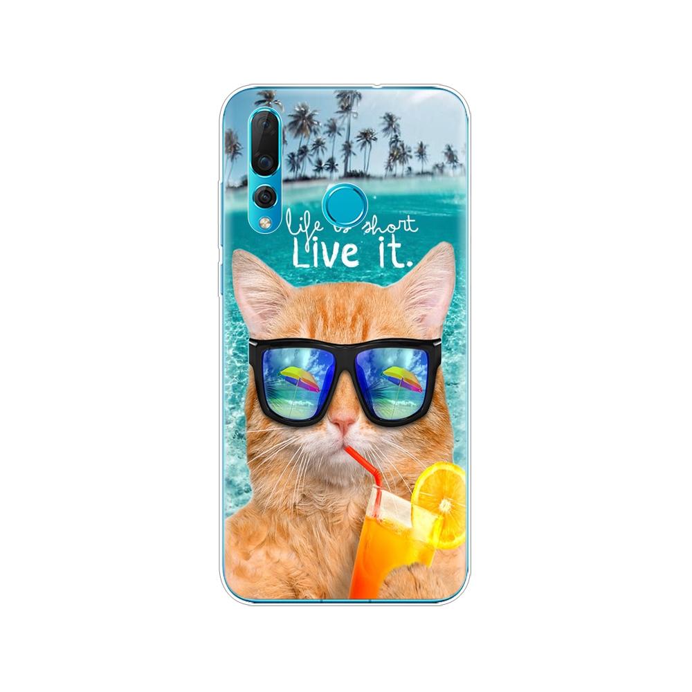 Mobile Silicon Phone Bag Case For Huawei Nova 4 4e Case Soft TPU Back Phone Cover For Nova4 nova4E Cover Protective Back Cover