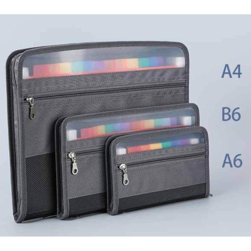 Expanding File Organiser 13 Pocket File Folder Receipts Folder Expandable Receipt Coupon Folder Zippered Document Folder