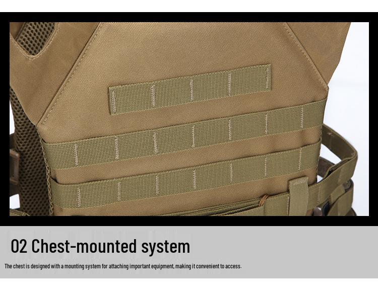 JPC Tactical Multifunctional Camouflage Weighted Vest - MOLLE Military Combat.