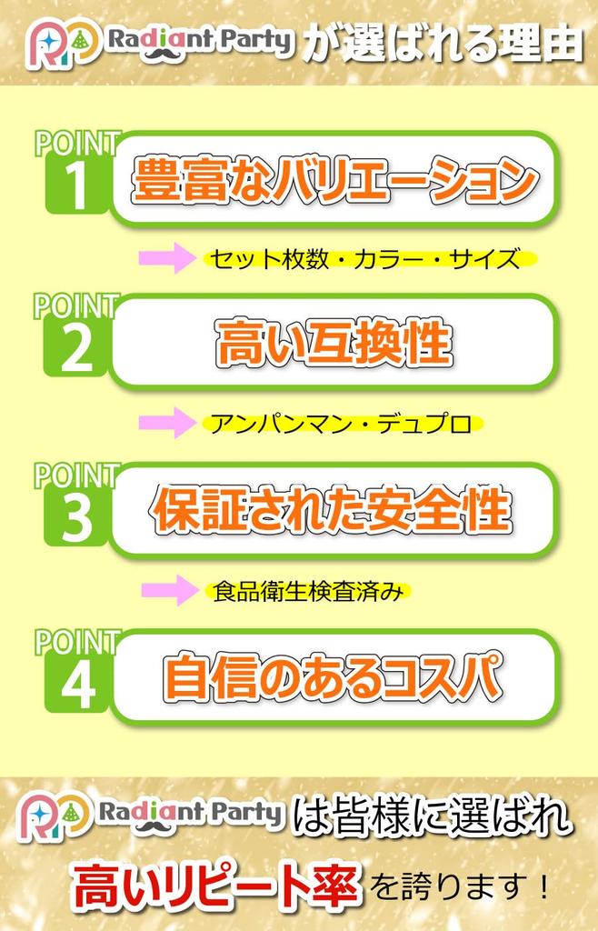 Radiant Party Building Blocks, Duplo Anpanman Compatible Large Base Plates, 24x24 Dots, Set of 4 (Green, Yellow-Green, Pink, Gray)