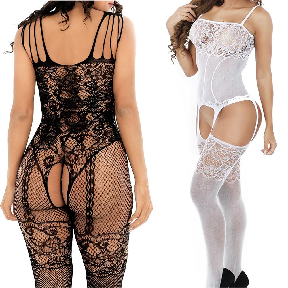 

Женское белье Babydoll Промежность Без Тедди Nightie Боди Костюм Чулок