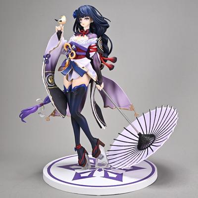 23cm Genshin Impact Beelzebul Anime Figur Raiden Shogun Action Figur Gk Pvc Statue Modell Puppe Sammlung Weihnachtsspielzeug Geschenk