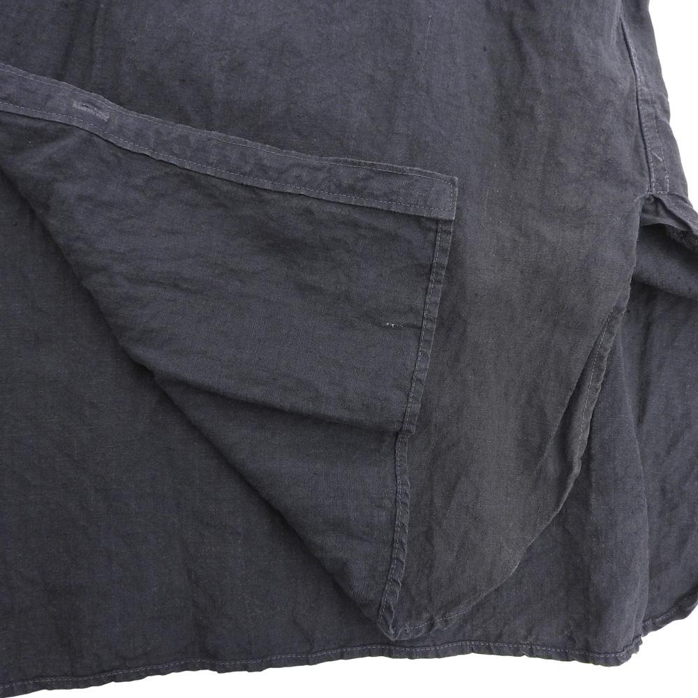 Veritecoeur Women's Linen Shirt Dress, Charcoal Gray, Size F (VC-1254) dress F Charcoal grayUsed