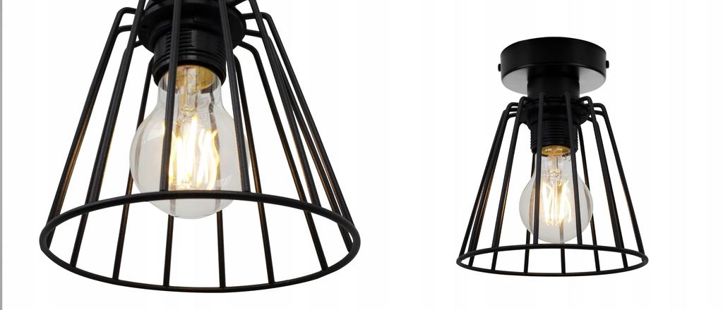 LOFT CEILING LAMP WIRE EDISON RETRO LED