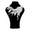 Floral Embroidered Neckline Neck Collar Neckwear Trim Clothes Sewing Applique
