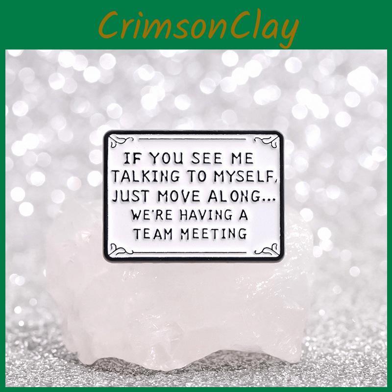 Cartoon Fun Eyecatching Brooch With Elegant White Geometric Style For All Fashion Gender