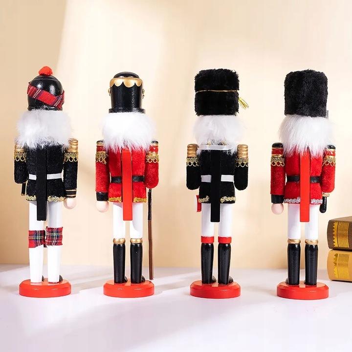 Duży Dziadek Do Orzechów Zawieszka Figurka Żołnierzyk 30 Cm Drewno
