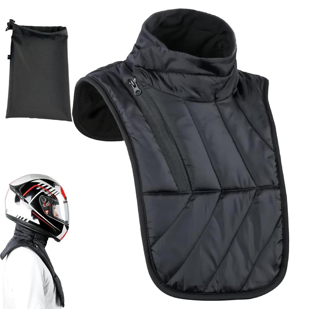 Multifunctional Neck Warmer Gaiter with Storage Bag for Men & Women, Windproof Winter Scarf for Motorcycle Riding & Outdoor