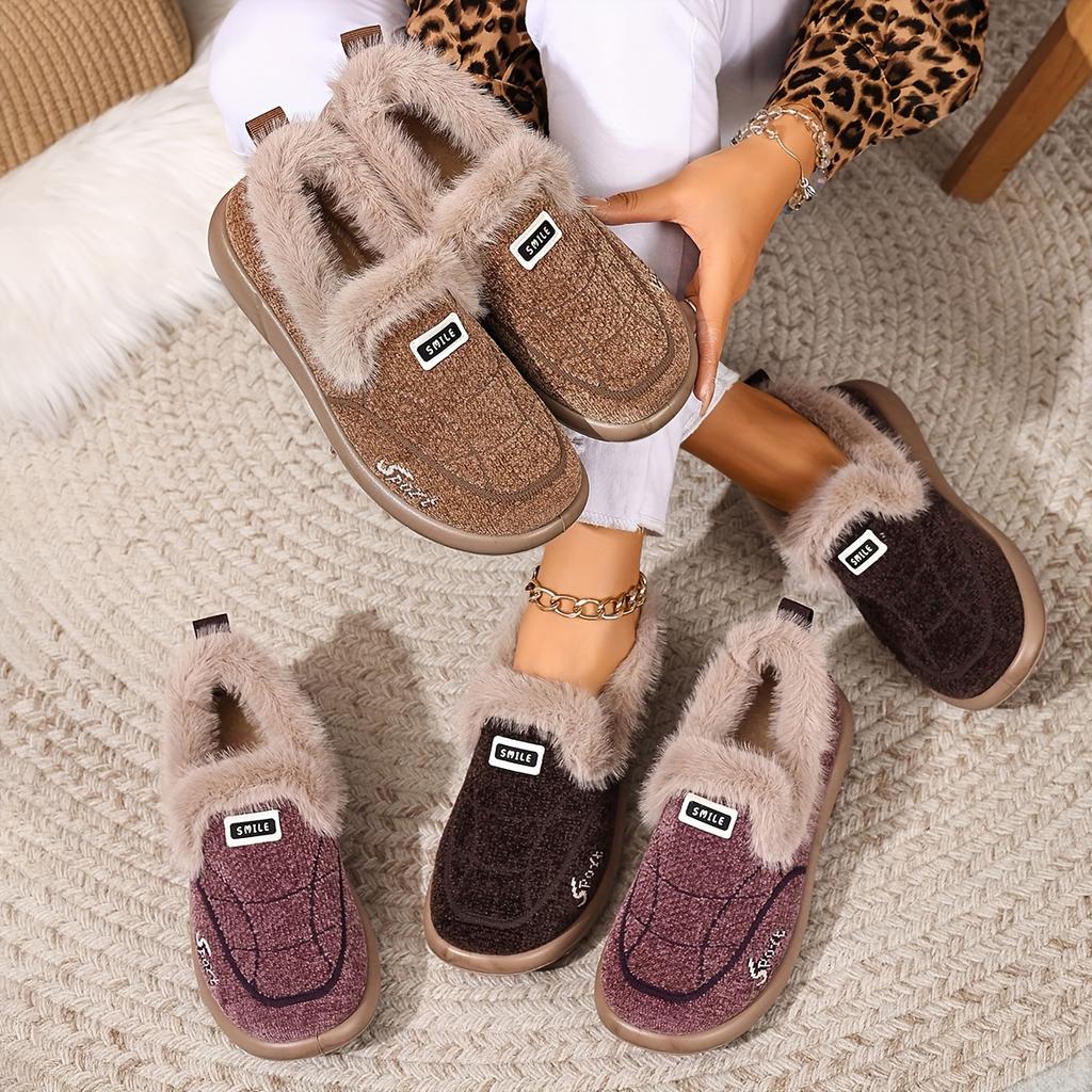 Damenstiefel Weiche Sohle Warm Bequem Modisch Vielseitig Winter Kurzstiefel, Damenschuhe
