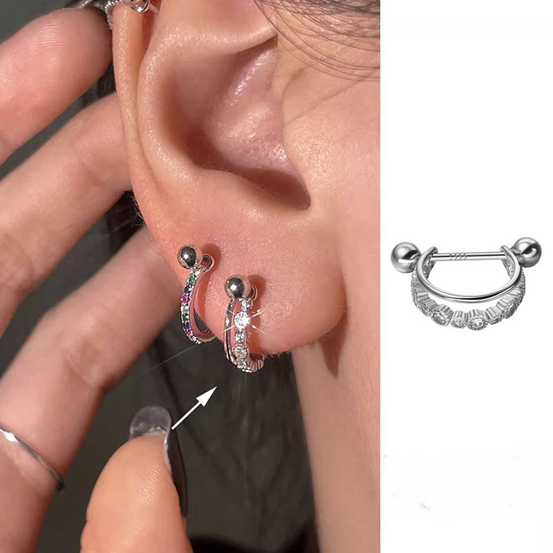 Set Cercei Helix în Formă de U Cercei Colorati Pentru Femei Cercei Hipoalergenici