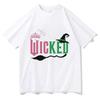 Wicked Tshirt Female Graphic Y2k Colorful Pastel Gothic Korean Clothes Shirt Punk Breathable Colorful 2000s Grunge Classic Tops