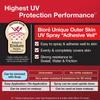 Bioré UV Asurizumu Skin Protect Spray Sunscreen SPF50+ PA++++ 90g Transparent Fragrance-Free