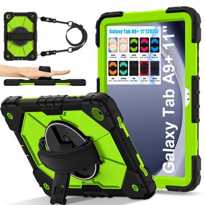 360-kraadine igakülgne kaitse! Multifunktsionaalne tahvelarvuti ümbris Samsung Galaxy Tab A9+ 11" SM-X210, SM-X215, SM-X216B jaoks