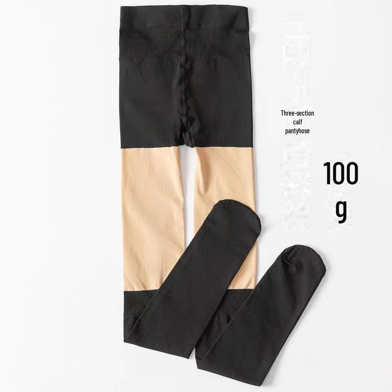 Damen Faux Oberschenkelhohe Gespleißte Strumpfhose - Einteiliger JK-Stil, Frühling/Herbst Dünne Overknee-Strümpfe