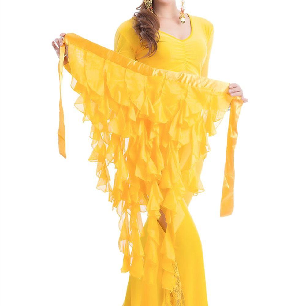 Shiny Hip Scarf Tassels Waist Chain Women Dancer Skirt