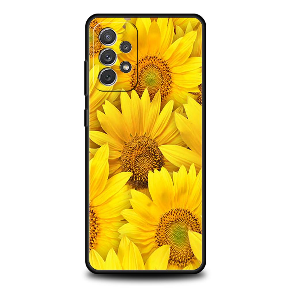 

Cute Summer Daisy Sunflower Floral Flower Phone Case for Samsung Galaxy A15 A14 A25 A54 A34 A51 A73 A32 A52 A52S A31 A41 Shell samsung A15 5G