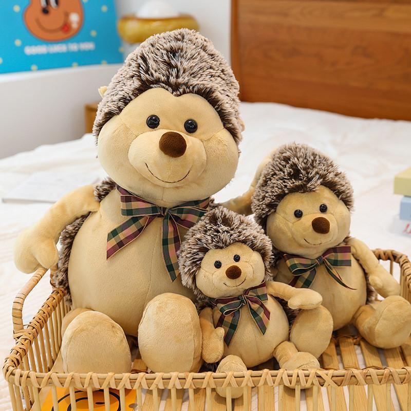 Cute Hedgehog Plush Toy Stuffed Animal For Girls Bedtime Cuddly Companion Warm Heart Gift