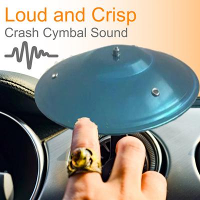 Car Crash Cymbal Air Vent Easy Clip-On Small Cymbal 3D Printed Metal Percussion Instrument for Music Enthusiasts