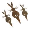 3Pcs Rabbit Yard Plugin Emblems Animal Yard Decor Rabbit Garden Stakes Garden Rabbit Stake Yard Gardening Decor Outdoor
