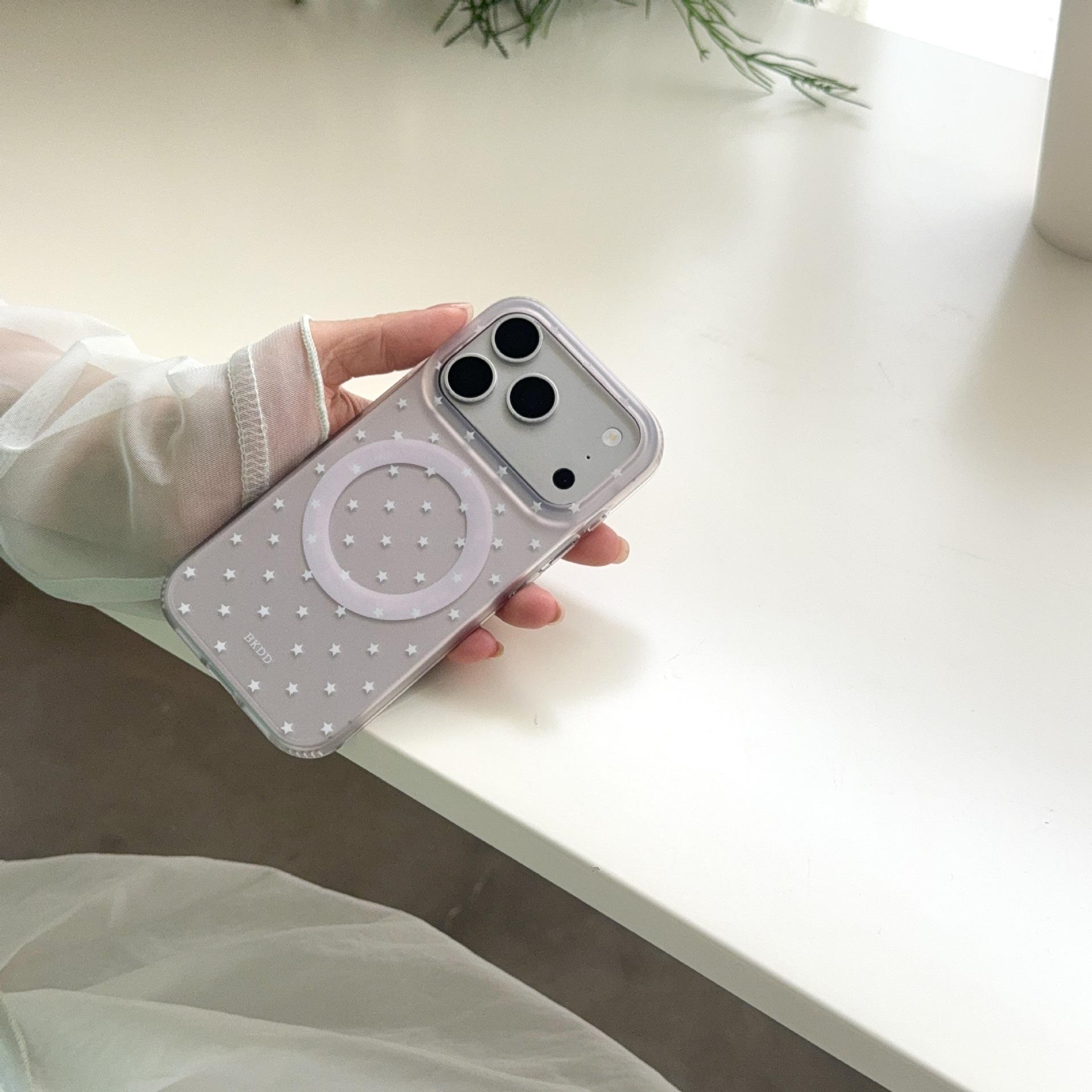 

Star Apple 17 Pro Max/Lily Magnetic Phone Case for iPhone 16/15 Pro/17 Models, Female Design iPhone 16 Pro Max