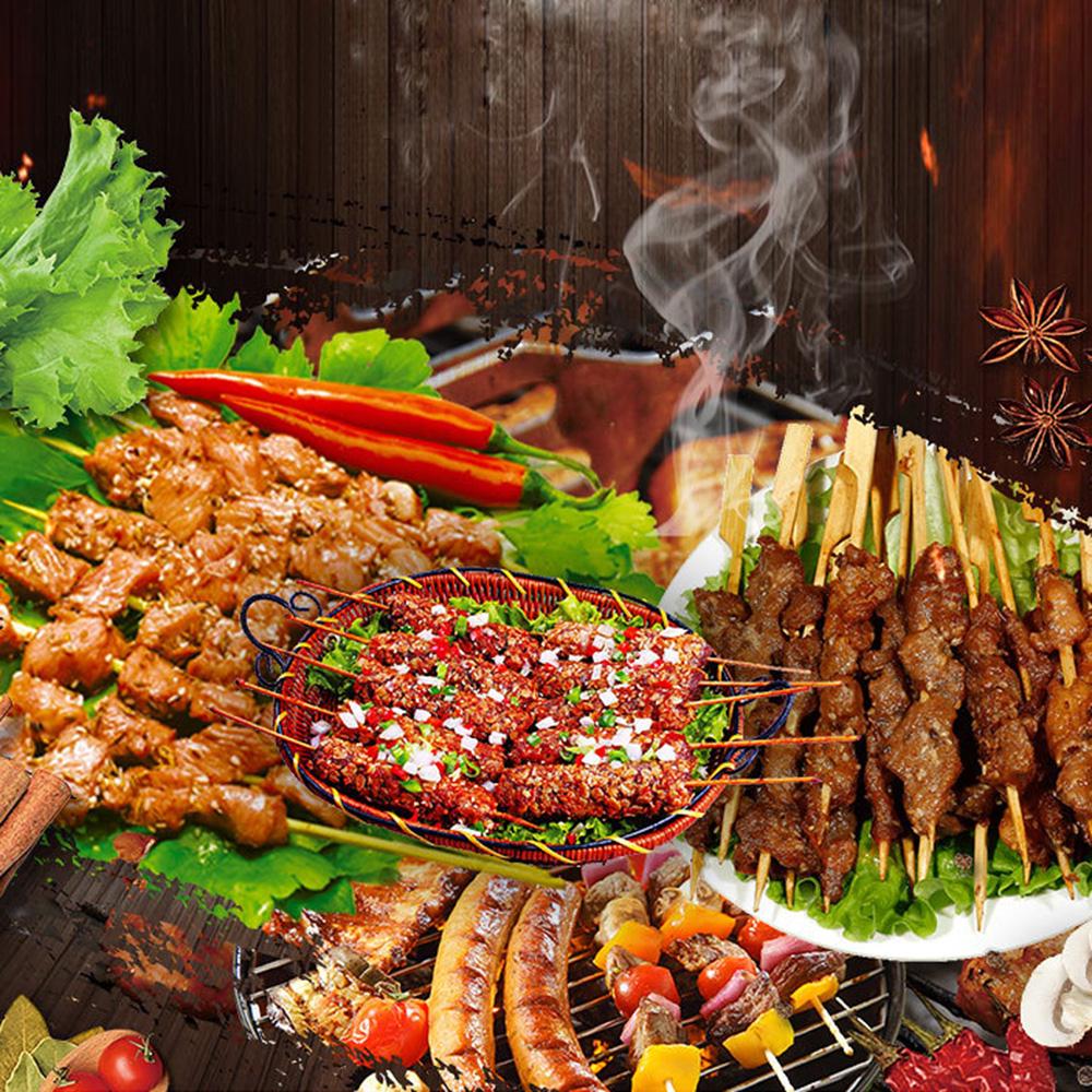 Set Tools Stainless Steel BBQ Utensils Grill Camping BBQ Accessories Carry Bags