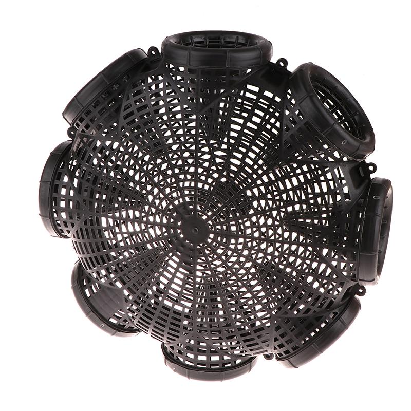 Black Fish Net Cage Fishnet Finless Eel Loach Trap Fishing Pot Durable Plastic Container Mud Cage Container Fishing Traps