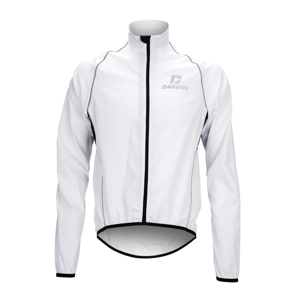Darevie Long Sleeve Cycling for and and UV Ideal for Cycling and Road Features a convenient back pocket for easy Reflective and Size Men's Jacket,