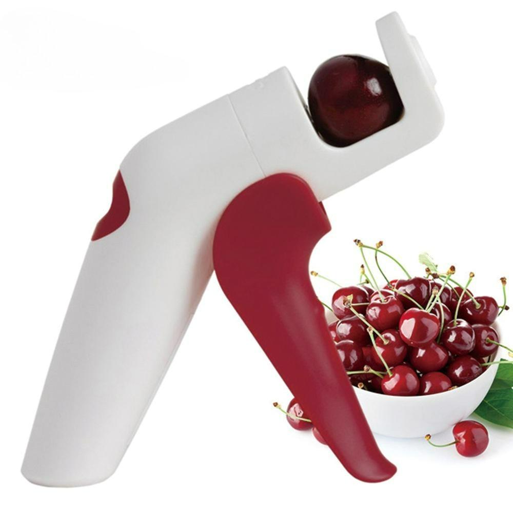 Creative Plastic Kirsebær Pitters Fast Seed Remover Håndholdt Fruit Nuclear Corer Kjøkkenverktøy