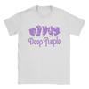 Men T-Shirts Deep Purple Novelty  Tees Short Sleeve T Shirt Crew Neck Tops Summer