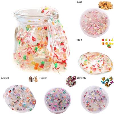 Non-Toxic Super Clear Crystal Fruit Slime for Kids Jelly Slime Mud 60ml