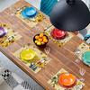 Sunflower Linen Square Spring Placemats Set of 6 Sunflower Kitchen Decor Vintage Spring Summer Sunshine Gnome Truck Table Mats