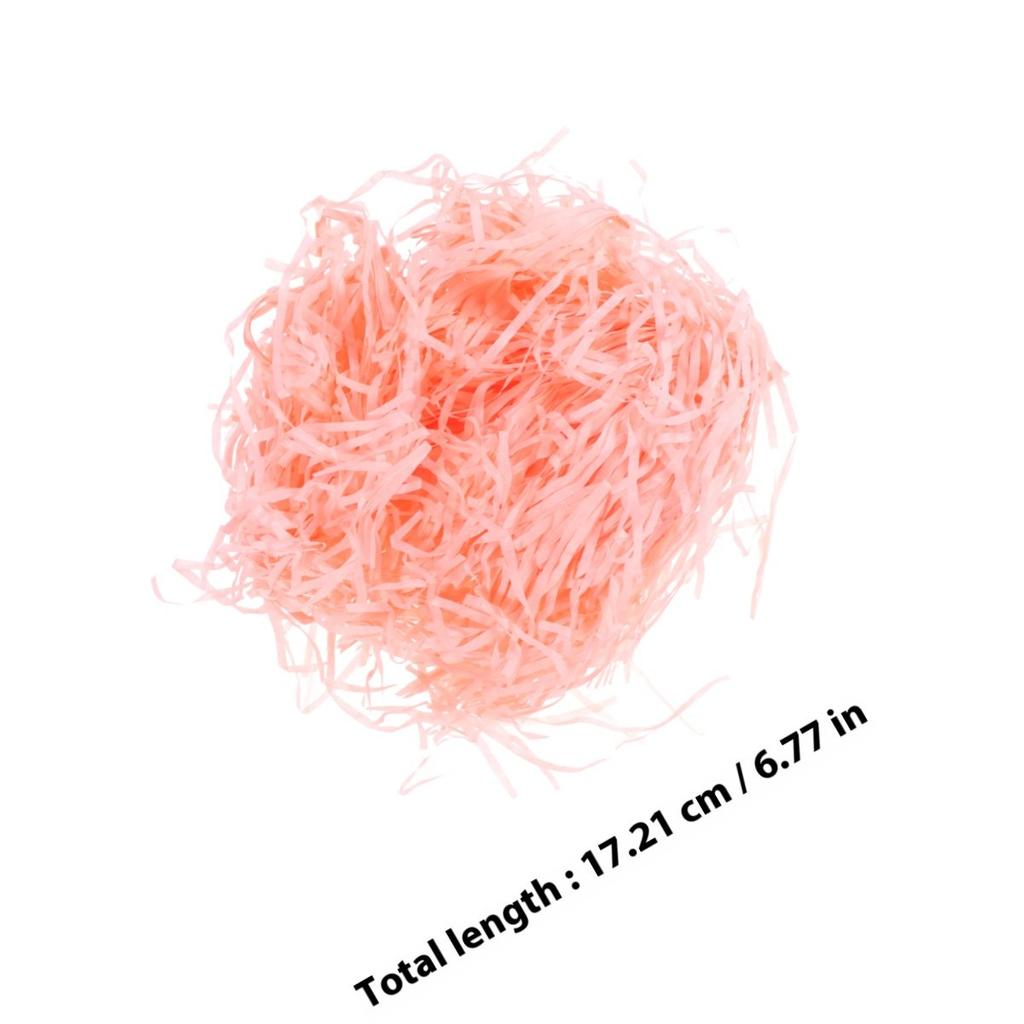 5Packs Raffia Grass Shredded Paper Filament Creative Gift Box Filling Paper Yellow Party Supplies Packaging Box Accessories