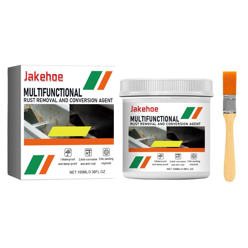 Multipurpose 100ml Rust Remover for Iron Metal Surfaces with Conversion Agent for Home DIY Garage