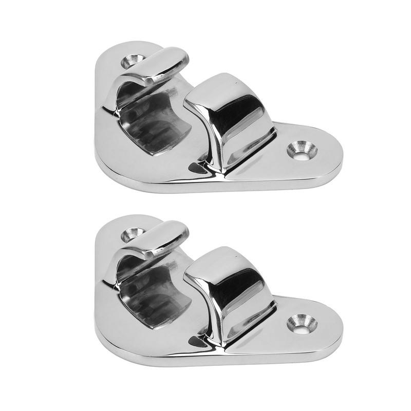 Bow Cleat Line Chock 316 Stainless Steel High Polished Long Durability Rustproof Bow Cleat Robust Structure for Yacht