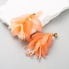 Earring - Creative and Fresh Floral Resin Long Flowing Tassel Earrings for Women, Unique and Sweet Earrings