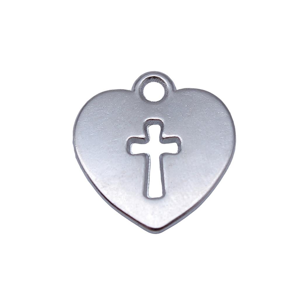 Vintage Cross Charms Multi Color Alloy Pendants For Religious Christian Jewelry