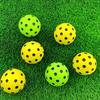 PU Foam Pickleball Training Balls High Bounce Quiet Pickleball Balls  Indoor Entertainment